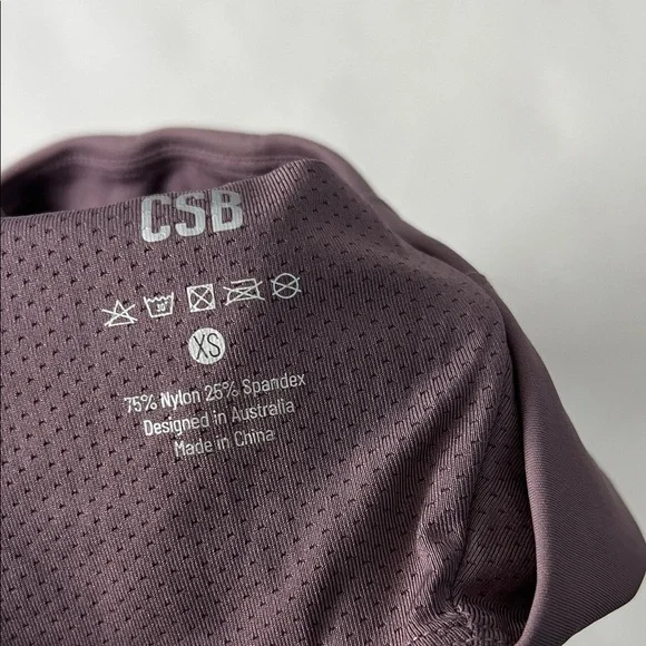 CSB Pia Workout Tank Top Corset Style in Lavender Purple Mauve XS - Picture 6 of 6